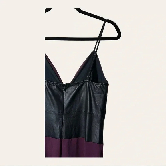 Venus SPAGHETTI STRAP MINI DRESS WITH FAUX LEATHER IN MIDDLE SIZE 8 - Picture 7 of 9